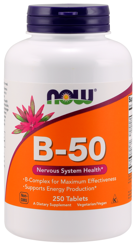 afwijzing Haven Toestemming Vitamin B50 | b50 Vitamin | NOW Supplements
