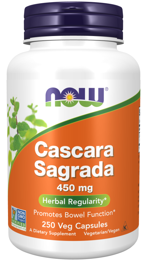 Cascara Sagrada 450 mg - 250 Veg Capsules