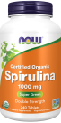 Spirulina Double Strength, 1000 mg Organic Tablets Bottle