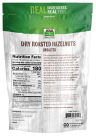 Hazelnuts, Dry Roasted & Unsalted - 16 oz. Bag Back