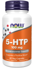 5-HTP 100 mg - 60 Veg Capsules Bottle Front