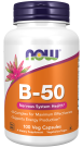 Vitamin B-50 mg - 100 Veg Capsules Bottle Front