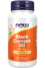 Black Currant Oil 500 mg - 100 Softgels Bottle Front
