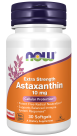 Extra Strength Astaxanthin - 10 mg - 30 Softgels Bottle Front