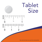 Alfalfa 650 mg - 250 Tablets Size Chart .5 inch