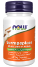 Serrapeptase - 60 Veg Capsules Bottle Front