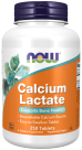 Calcium Lactate - 250 Tablets Bottle Front