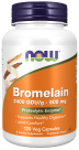 Bromelain 500 mg - 120 Veg Capsules Bottle Front