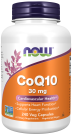 CoQ10 30 mg - 240 Veg Capsules Bottle Front