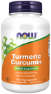 Turmeric Curcumin - 120 Veg Capsules Bottle Front