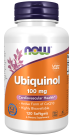 Ubiquinol 100 mg - 120 Softgels Bottle Front