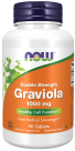 Graviola 1000 mg, Double Strength - 90 Tablets Bottle Front