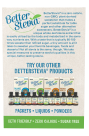 BetterStevia® Organic - 75 Packets/Box Back