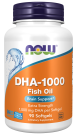 DHA-1000 Brain Support, Extra Strength - 90 Softgels Bottle Front