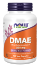 DMAE 250 mg - 100 Veg Capsules bottle front