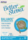 BetterStevia® Balance with Chromium & Inulin - 100 Packets Box Front