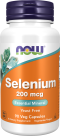 Selenium 200 mcg - 90 Veg Capsules Bottle Front