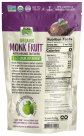 Monk Fruit with Erythritol, Organic Powder - 1 lb. Bag Back
