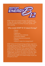 Instant Energy B-12 (2,000 mcg of B-12 per packet) - 75 Packets box back
