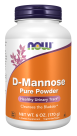 D-Mannose, Organic & Pure - 6 oz. Powder Bottle Front