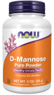 D-Mannose, Pure Powder - 3 oz. Front Bottle