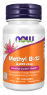 Methyl B-12 5,000 mcg - 90 Lozenges Bottle Front