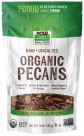 Pecans, Organic, Raw & Unsalted - 10 oz. Bag Front