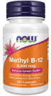 Methyl B-12 5,000 mcg - 120 Lozenges Bottle Front