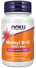 Methyl B-12 5,000 mcg - 60 Lozenges bottle front