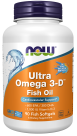 Ultra Omega 3-D™ (Fish Gelatin) - 90 Fish Softgels Bottle Front