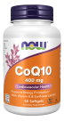  CoQ10 400 mg - 50 Softgels Bottle Front