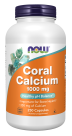 Coral Calcium 1000 mg - 250 Veg Capsules Bottle Front
