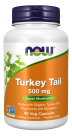 Turkey Tail 500 mg - 90 Veg Capsules Bottle Front