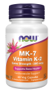 MK-7 Vitamin K-2, Extra Strength 300 mcg - 60 Veg Capsules Bottle Front