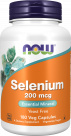  Selenium 200 mcg - 180 Veg Capsules Bottle Front