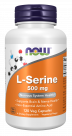 L-Serine 500 mg - 120 Veg Capsules Bottle Front