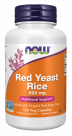 Red Yeast Rice 600 mg - 120 Veg Capsules Bottle Front