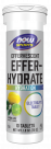 Effer-Hydrate Effervescent Lemon Lime - 10 Tablets/Tube Front