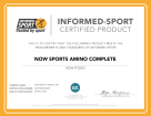 INFORMED-SPORT CERTIFIED PRODUCT NOW SPORTS AMINO COMPLETE