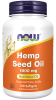 Hemp Seed Oil 1000 mg - 120 Softgels Bottle Front