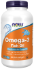 Omega-3, Molecularly Distilled - 200 Fish Softgels Bottle Front