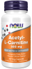 Acetyl-L-Carnitine 500 mg - 50 Veg Capsules Bottle Front