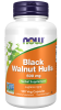 Black Walnut Hulls 500 mg - 100 Veg Capsules Bottle Front