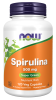 Natural Spirulina 500 mg - 120 Veg Capsules Bottle Front