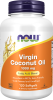 Virgin Coconut Oil 1000 mg - 120 Softgels Bottle Front