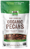 Pecans, Organic, Raw & Unsalted - 10 oz. Bag Front