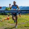 Josephe Gray running across finish line