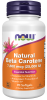 Beta Carotene, Natural 7,500 mcg - 90 Softgels Bottle Front