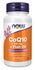 CoQ10 60 mg with Omega 3 Fish Oil - 60 Softgels Bottle Front