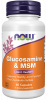 Glucosamine & MSM - 60 Veg Capsules Bottle Front